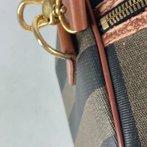 FENDI 2WAY Bag Shoulder Bag Crossbody Pecan Travel bag Duffle Bag - Picture 7 of 15